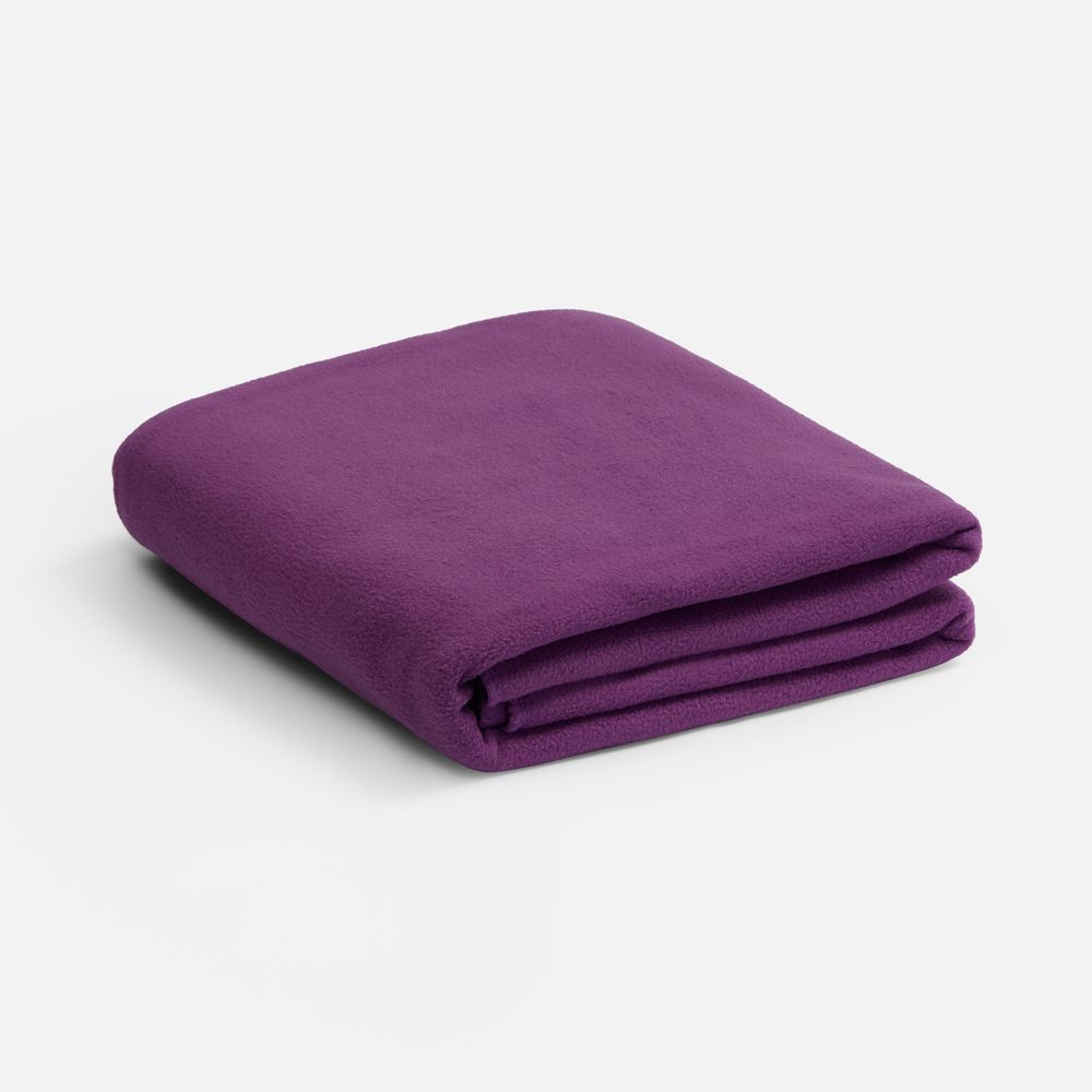 Флисовый плед Warm&Peace XL, фиолетовый-0