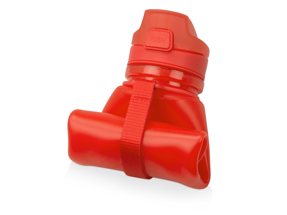 Складная бутылка Твист 500мл, красный-2