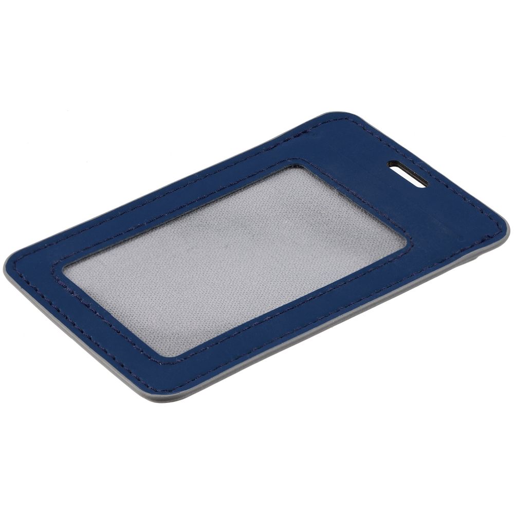 Чехол для пропуска Shall Simple, синий-2