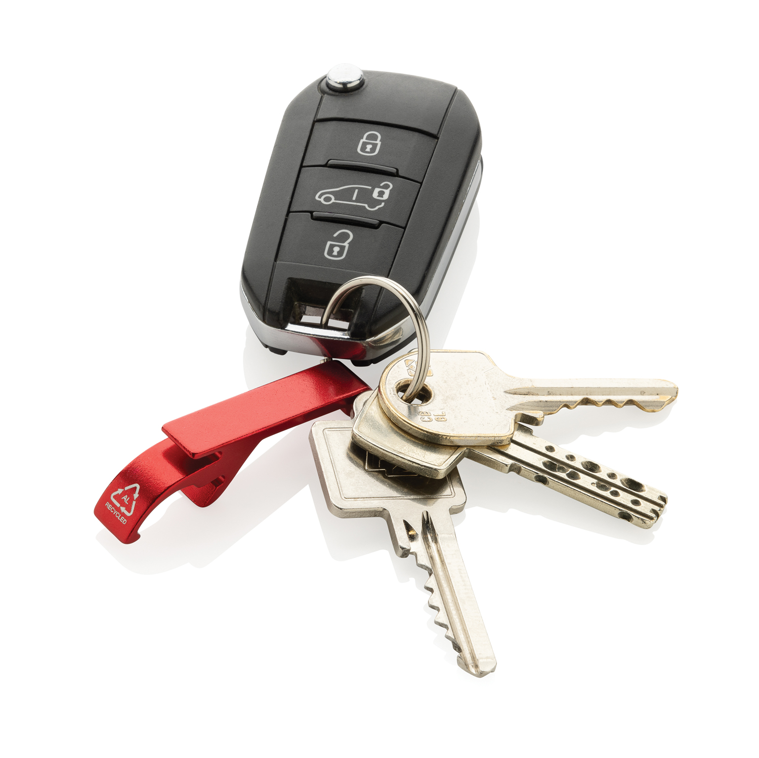 Открывалка для бутылок с кольцом из переработанного алюминия RCS-5