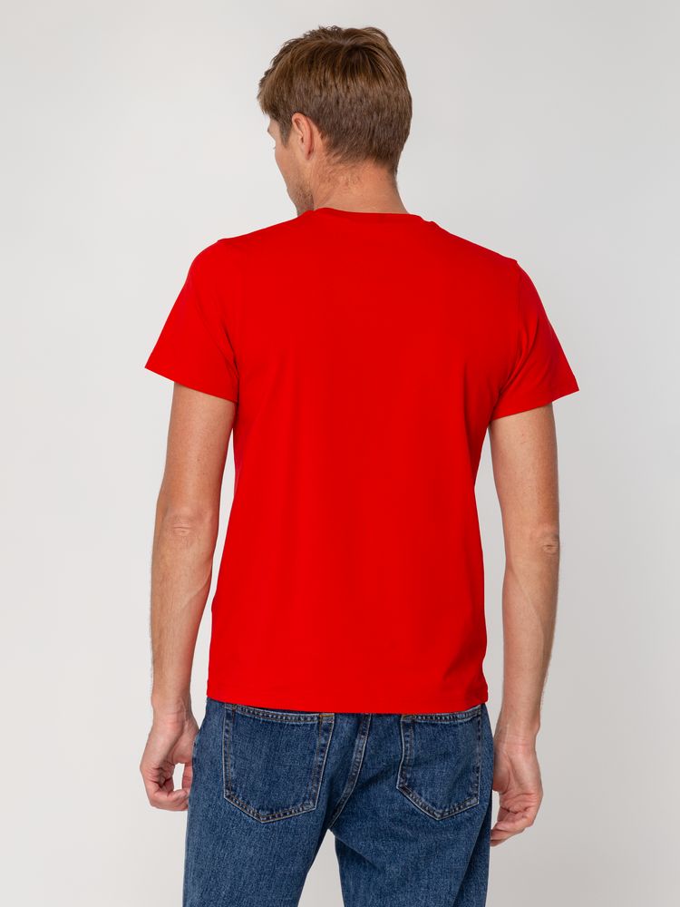 Футболка мужская T-bolka Stretch, красная-4