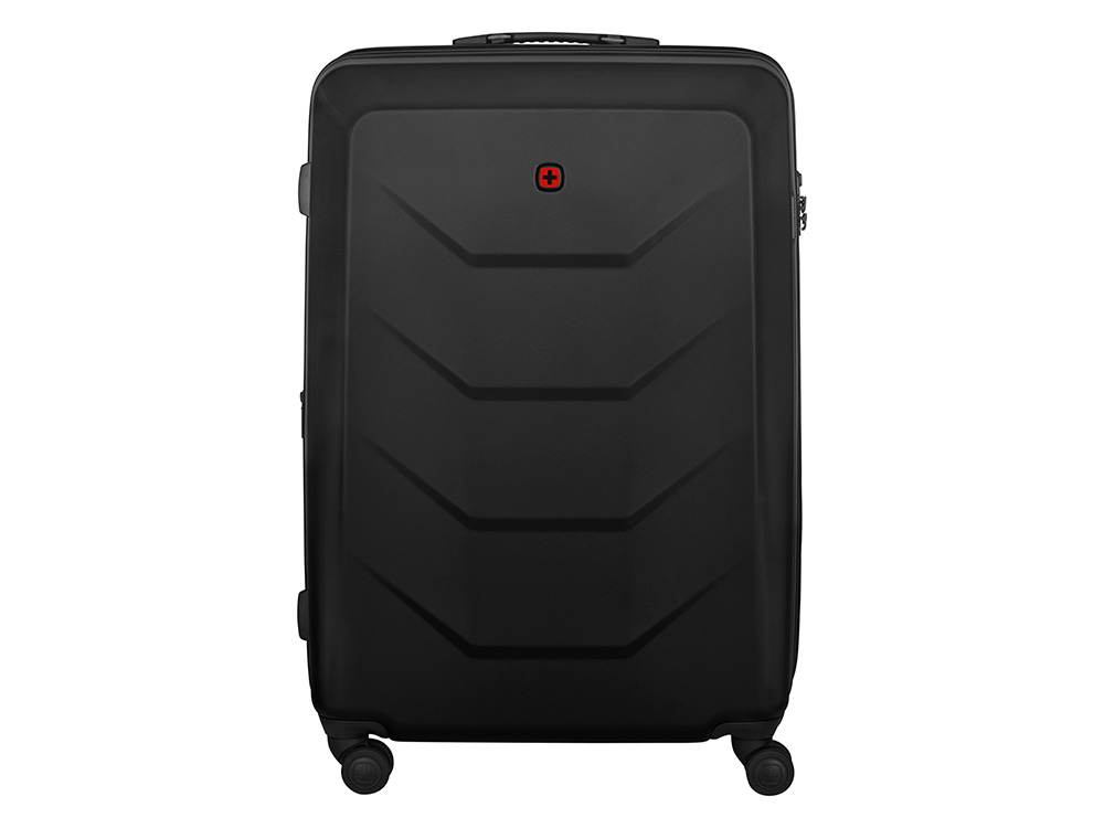 Чемодан WENGER Prymo, чёрный, большой, 52х76х30 см, 93 л, ABS+PC-1