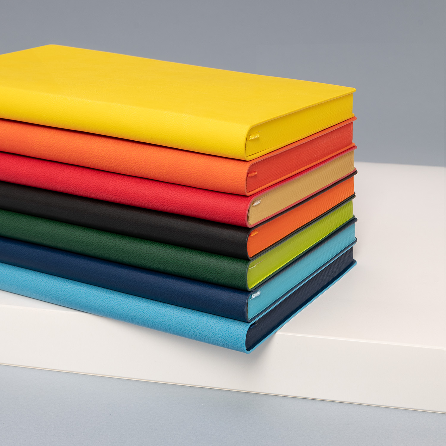 Ежедневник Latte NEW недатированный, синий/голубой-9