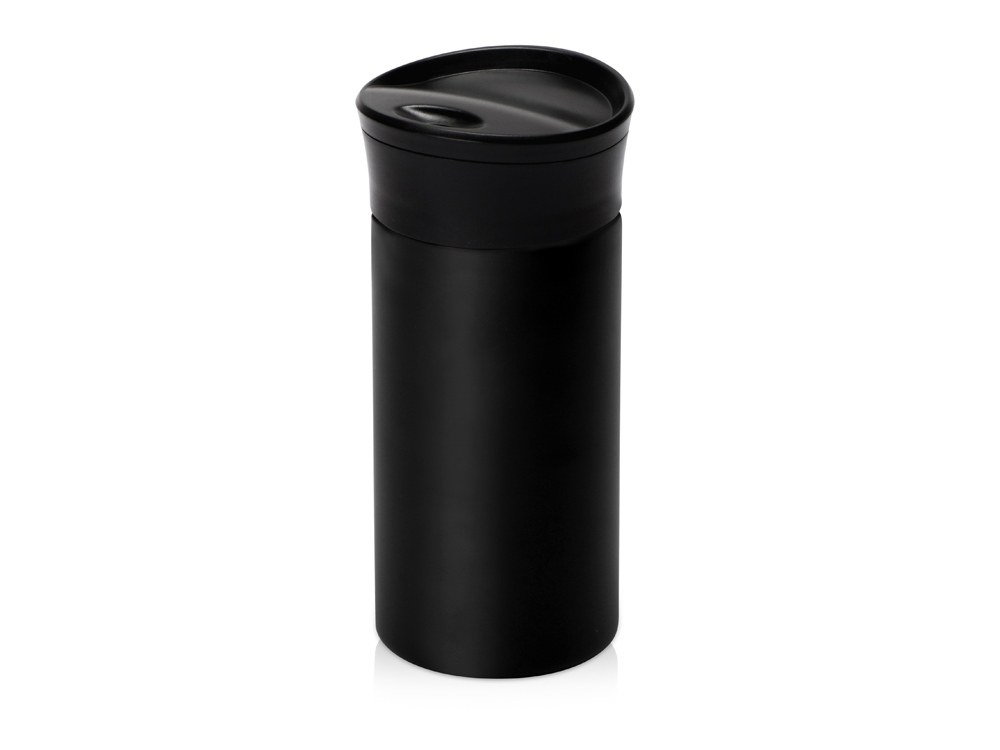 Вакуумная термокружка с кнопкой Upgrade, Waterline, тубус, черный-1