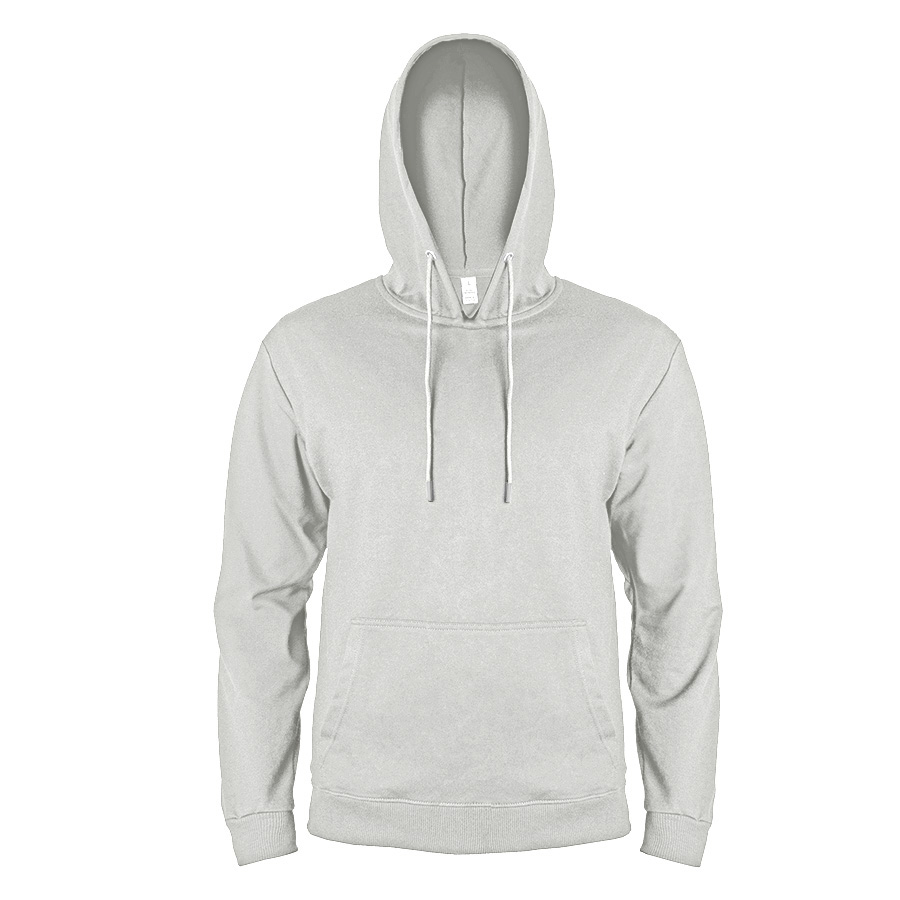 Толстовка унисекс с капюшоном SELEN 260, светло-серый-0