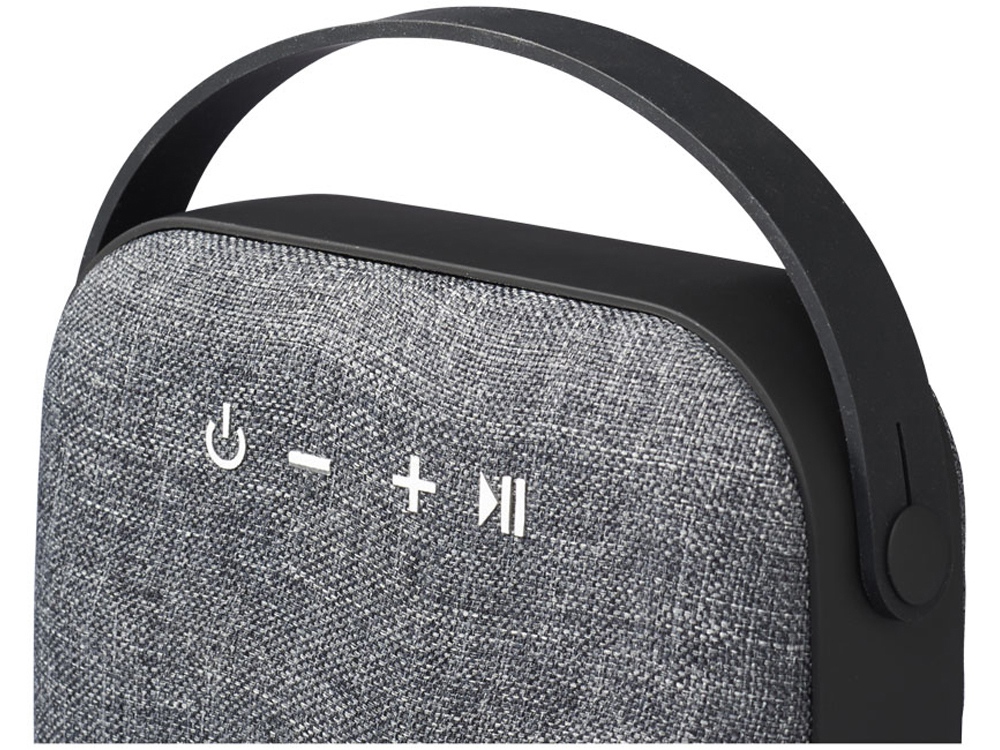 Динамик Bluetooth с тканым материалом, черный-2