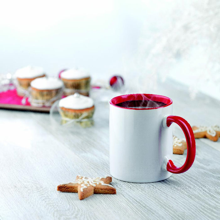 Кружка, красный-1