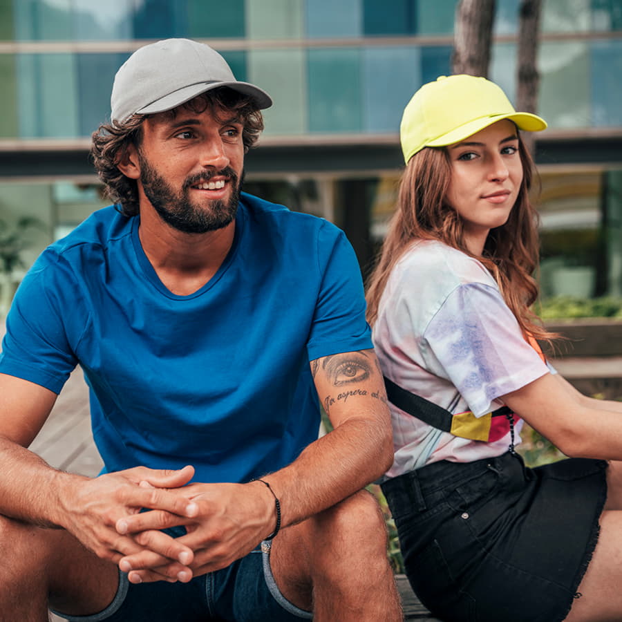 Бейсболка ENERGY, 6 клиньев, застежка на липучке, черный-2