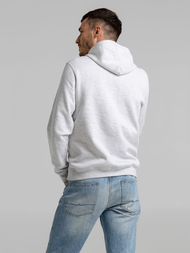 Толстовка с капюшоном Snake II светло-серый меланж-4