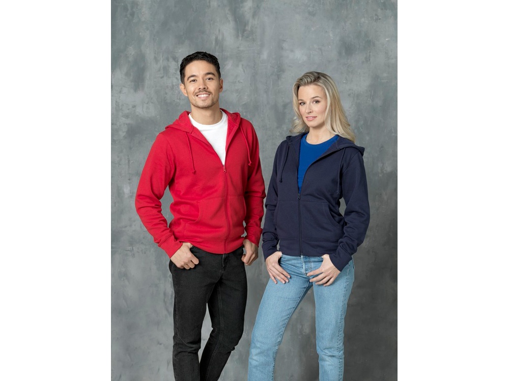 Мужская толстовка на молнии Theron, черный-4