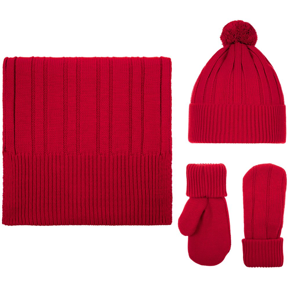 Шапка Knit Beat, красная-2