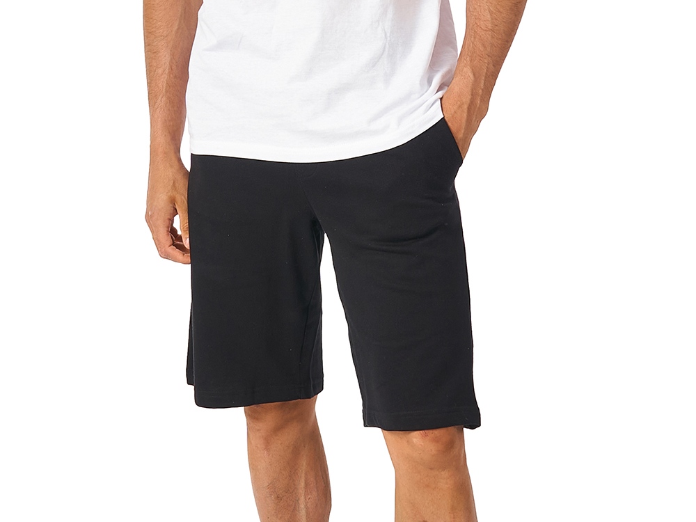 Мужские шорты из френч терри Warsaw 220гр, черный-0