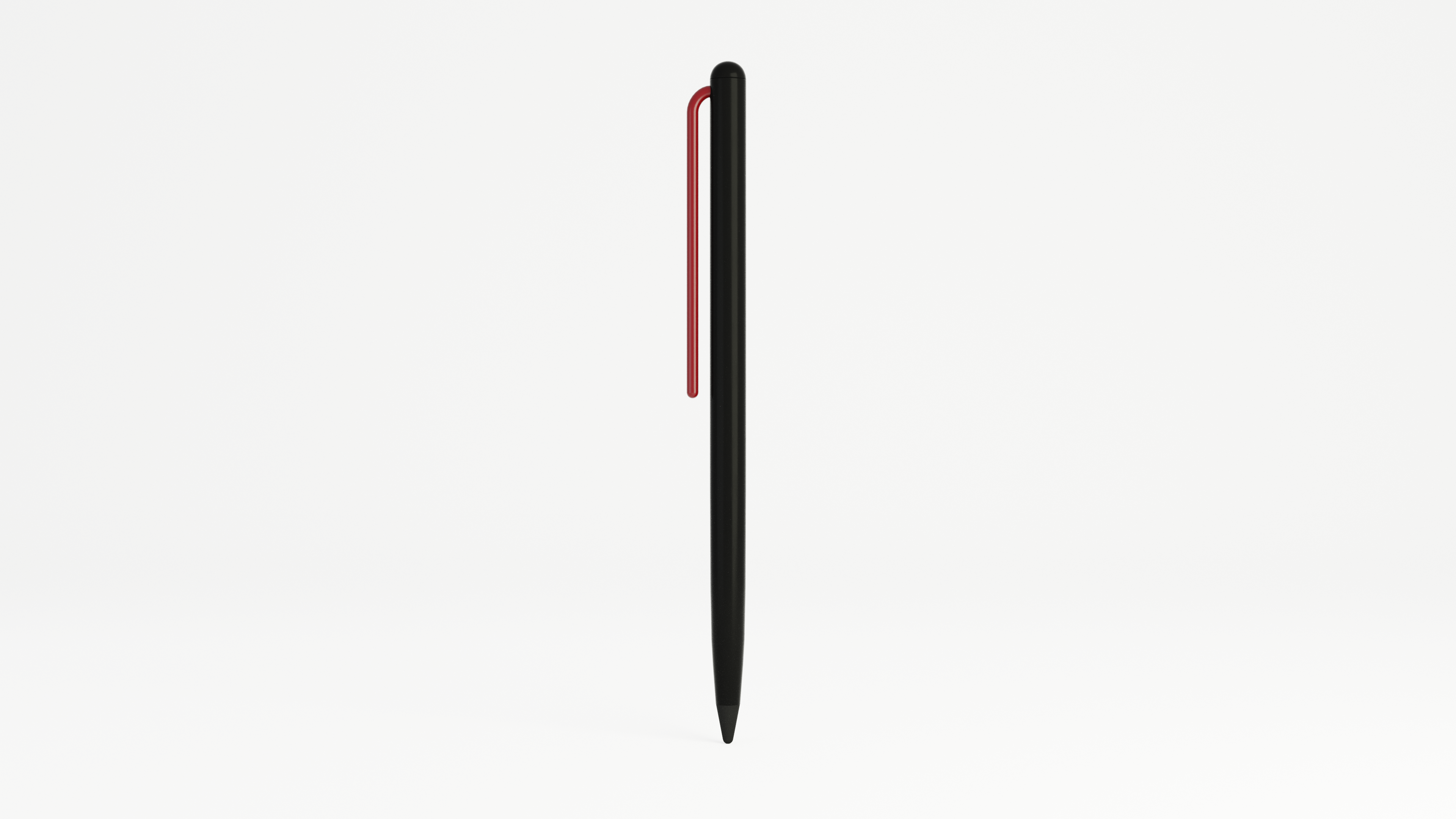 Карандаш Pininfarina GrafeeX с красным клипом в чехле из переработанной кожи-3