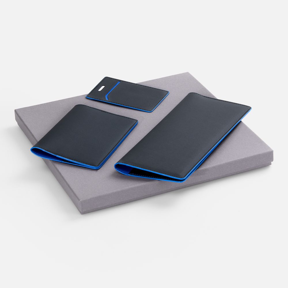 Набор Multimo Simple, черный с синим-0