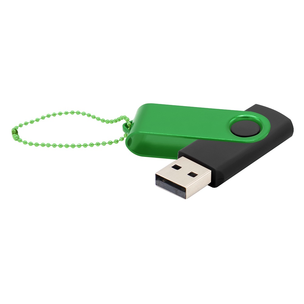 Флешка Designer To Go 2.0 USB 16Gb, Черный/зелёный-0