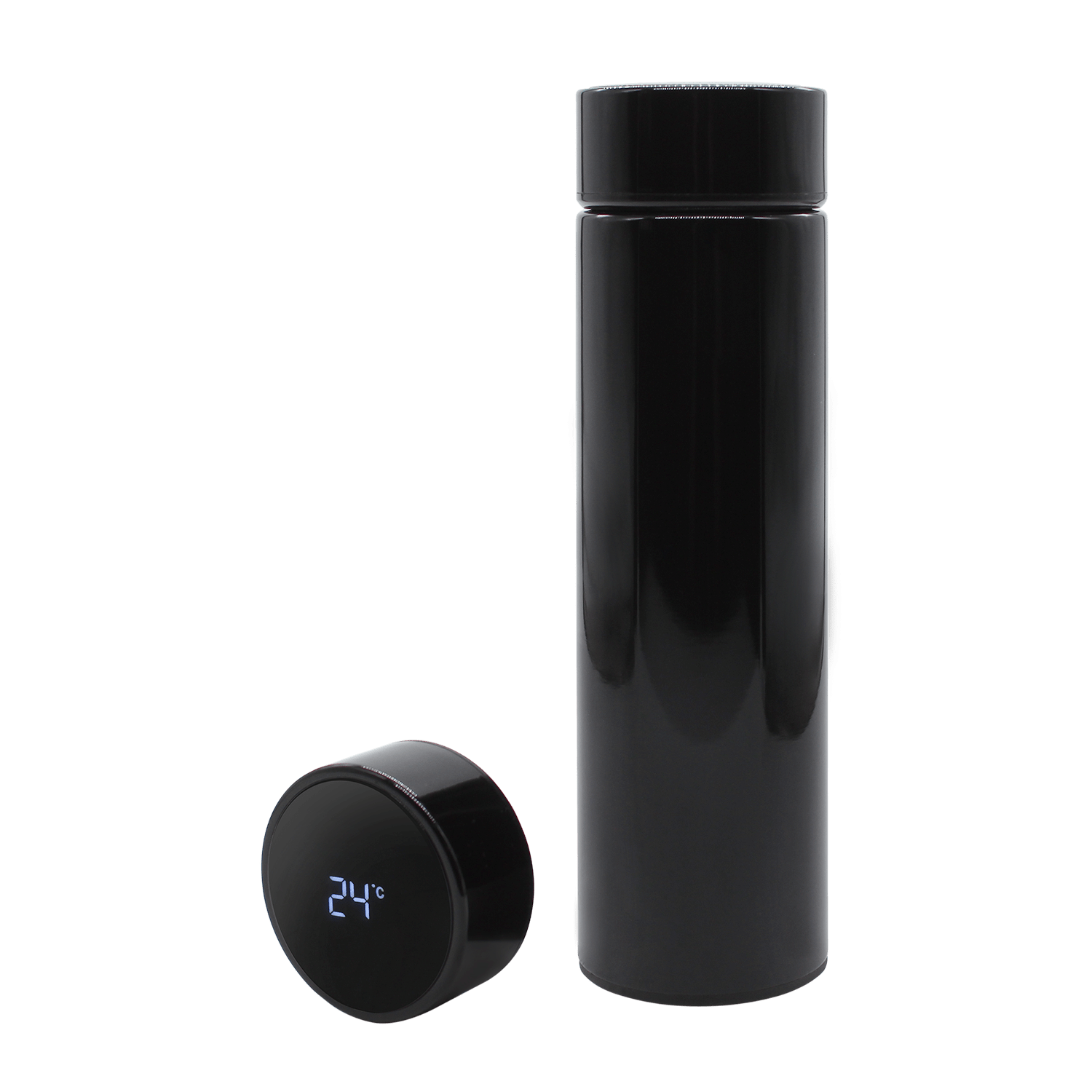 Термос Reactor с датчиком температуры (черный)-1