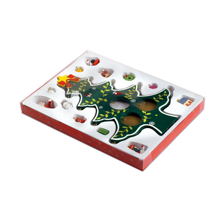 Деревянная елочка, зеленый-6