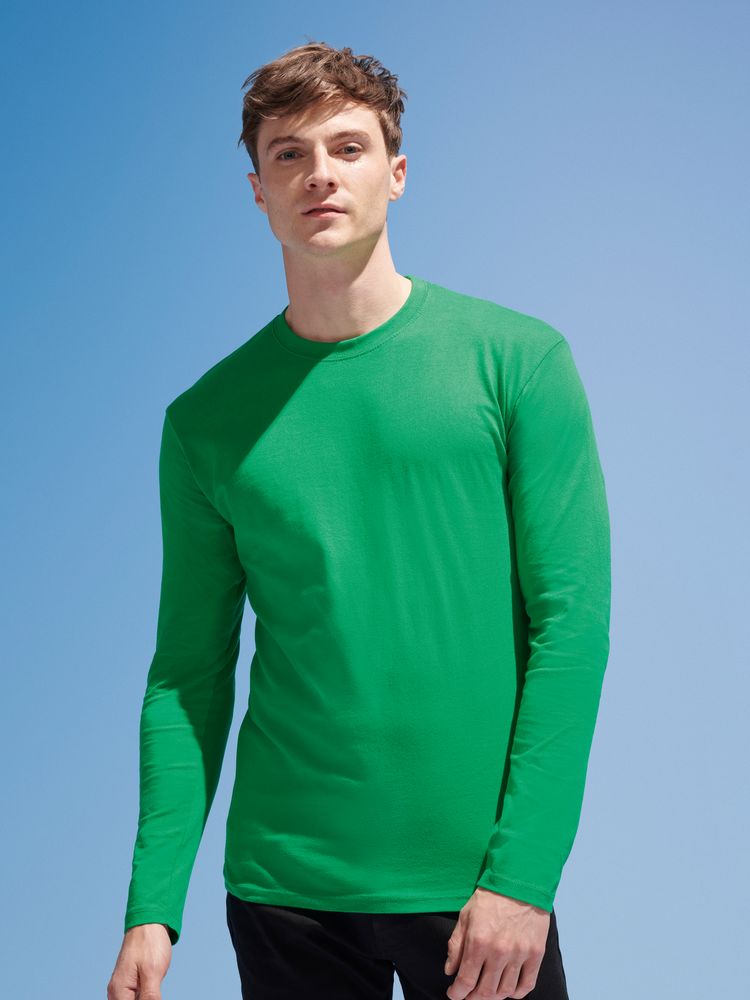 Футболка с длинным рукавом Monarch 150, ярко-зеленая-2