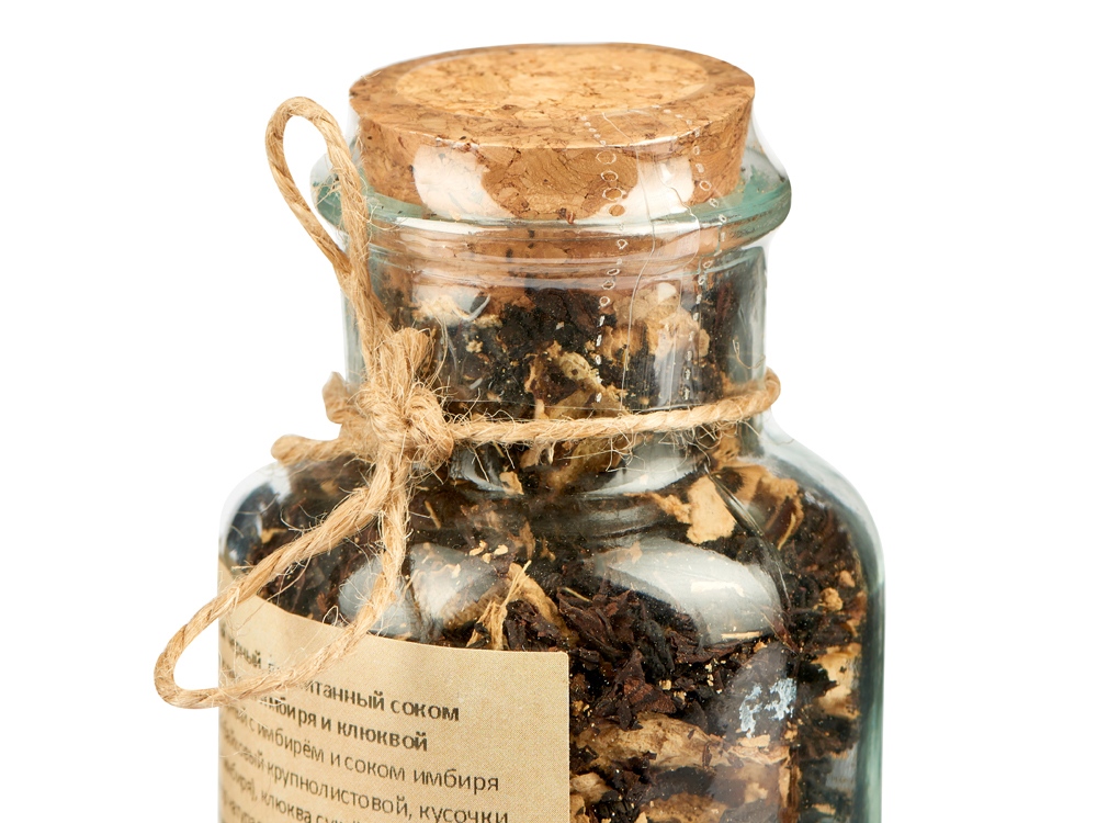 Сокочай чёрный Имбирь и Клюква Стекло 70г-2