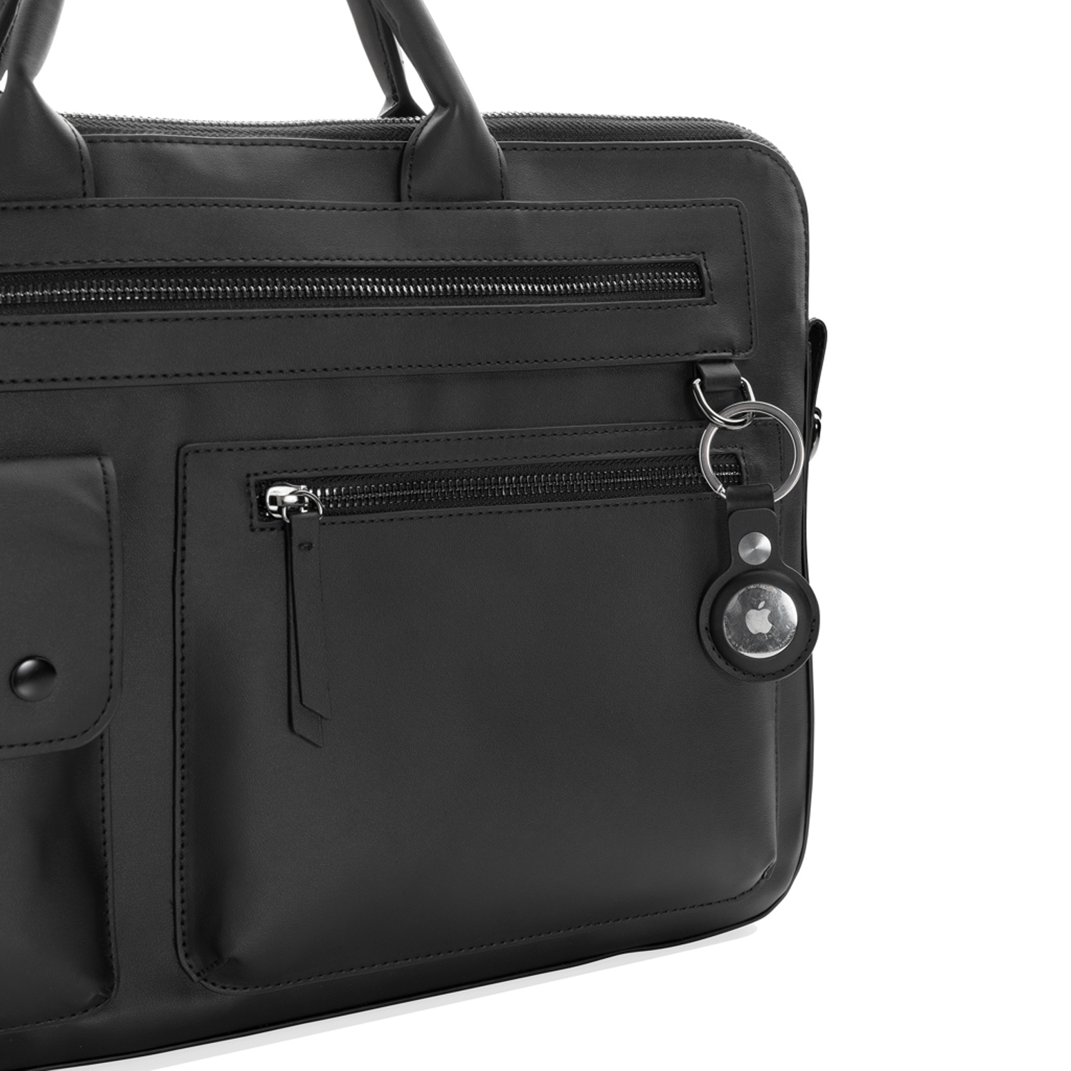 Чехол для ключей с ручкой в комплекте Swiss Peak Tula из переработанного полиуретана RCS-8