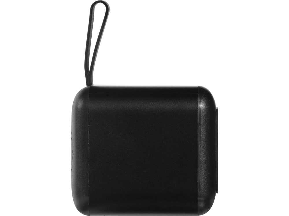 Портативная колонка TWS с подсветкой лого Tiny, 3 Вт, черный-4