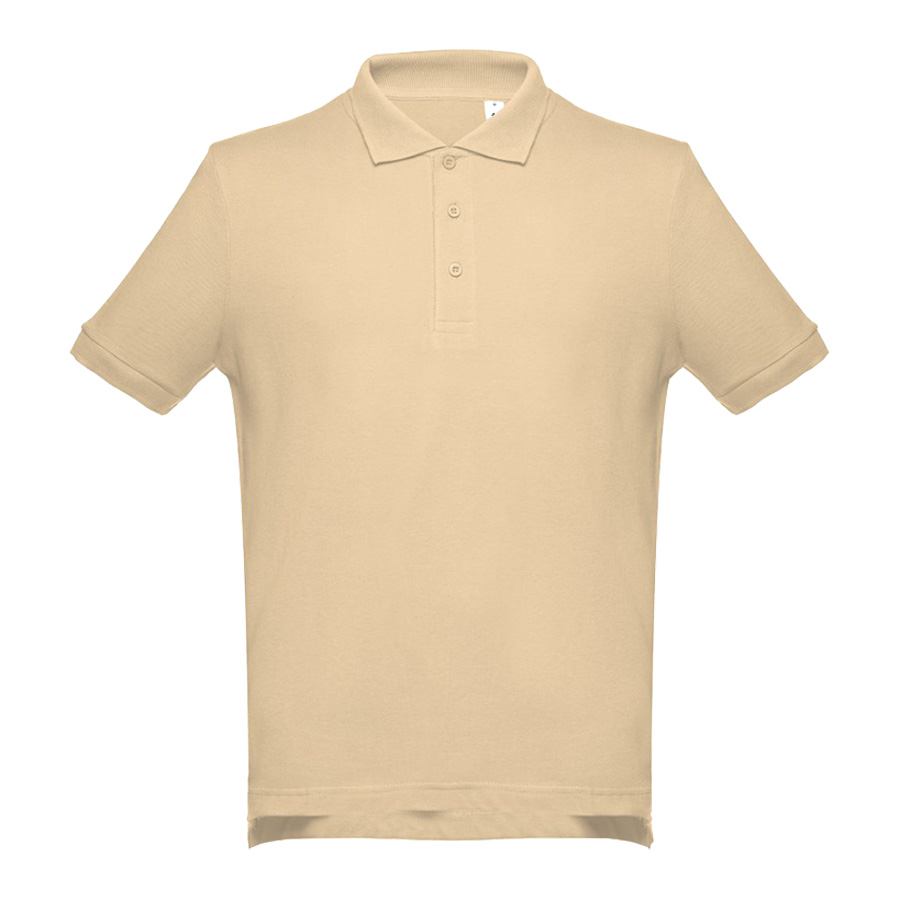 Рубашка-поло мужская ADAM 195, кремовый-0