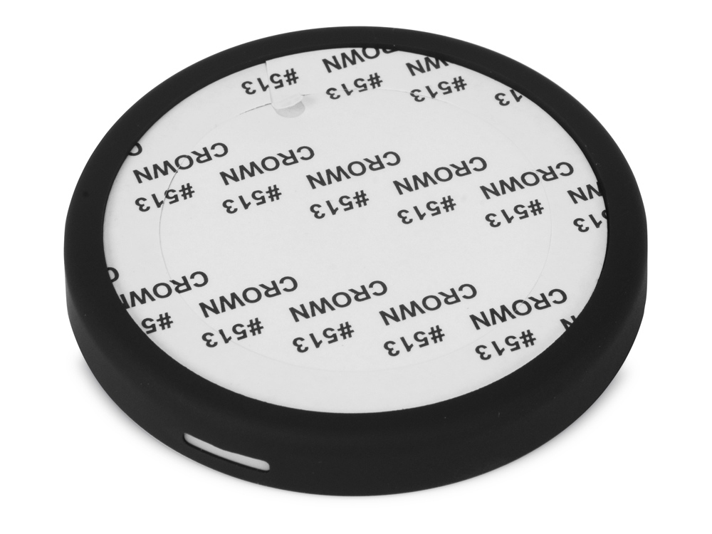 Беспроводное зарядное устройство Sketch с полноцветной печатью, черный-1