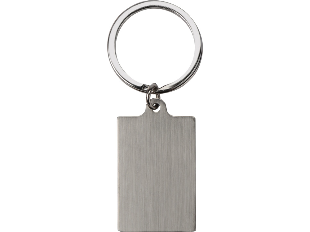 Брелок Steel RCT прямоугольный, серебристый-1
