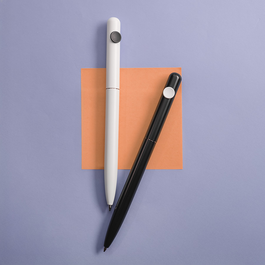 Ручка шариковая POINT, черный, белый-2