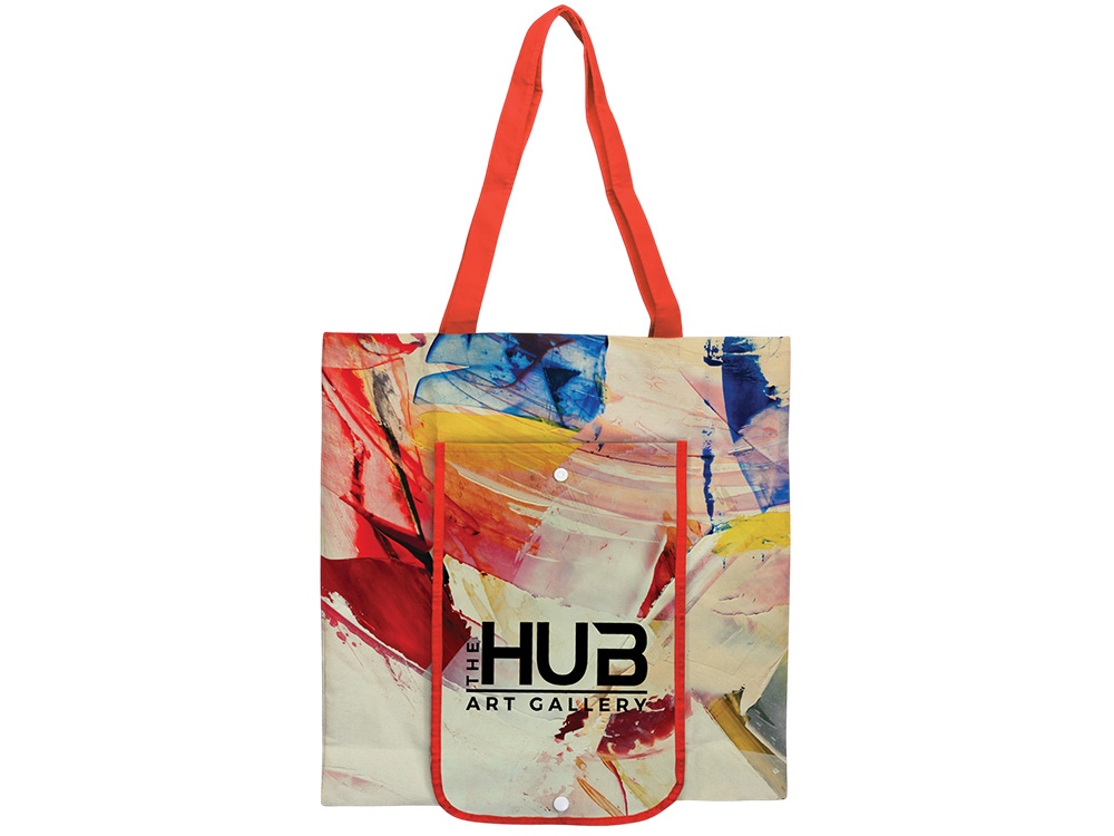 Складная сумка для шопинга с возможностью полноцветной печати-2