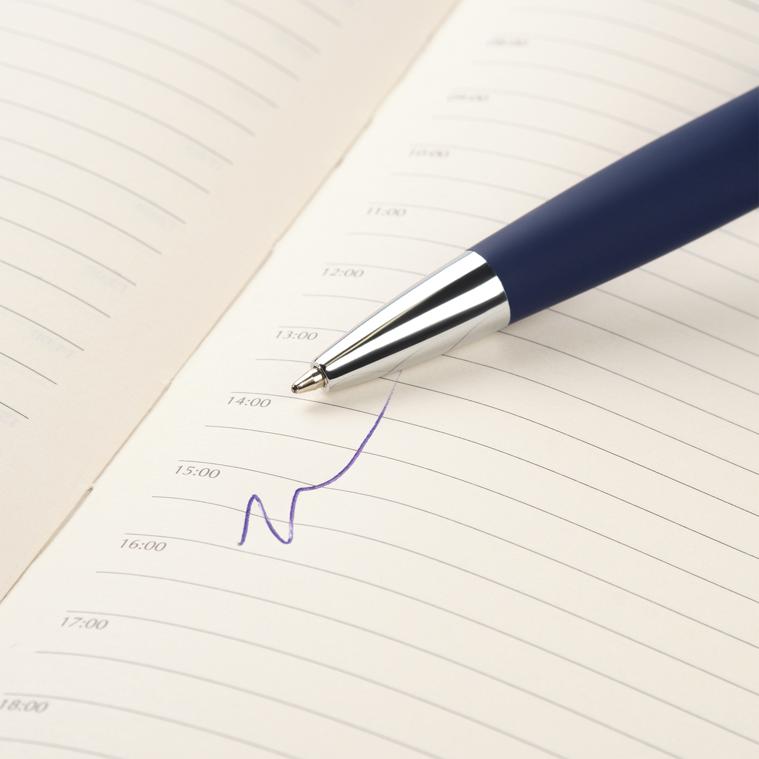 Шариковая ручка Смарт (Smart) с чипом передачи информации NFC, синяя-3