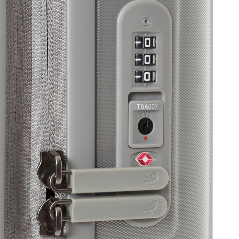 Чемодан Logoduck S, серебристый-5