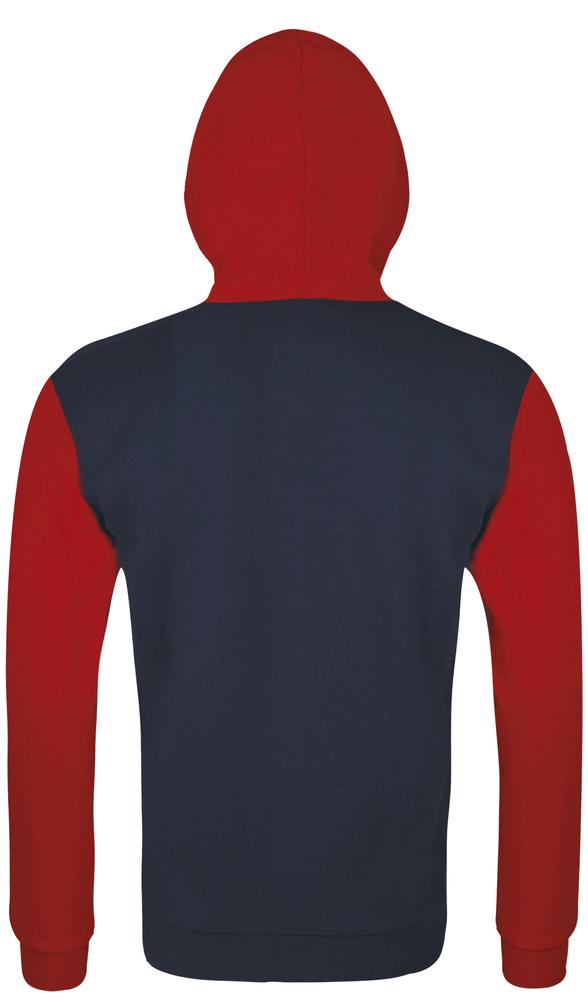 Толстовка на молнии Silver 280 темно-синяя с красным-2