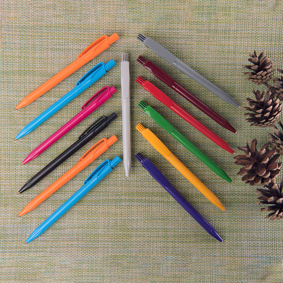 Ручка шариковая TWIN SOLID, синий-1