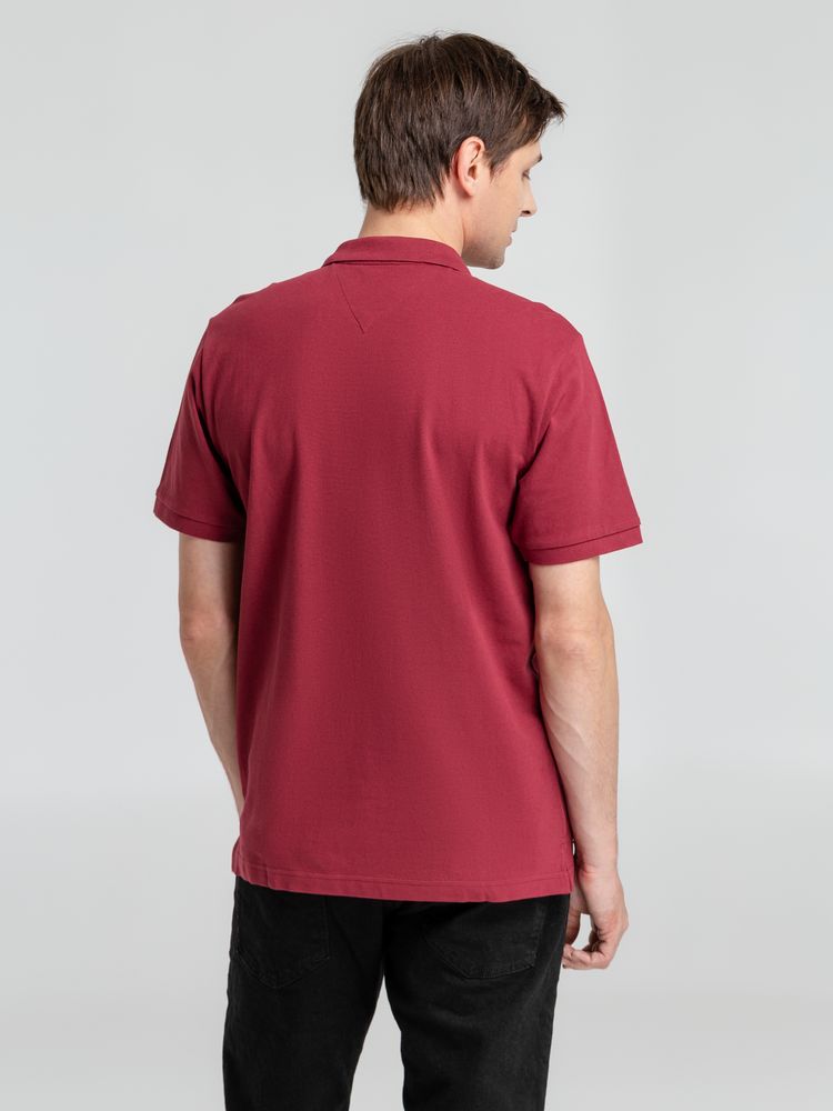 Рубашка поло мужская Neptune, вишнево-красная-2