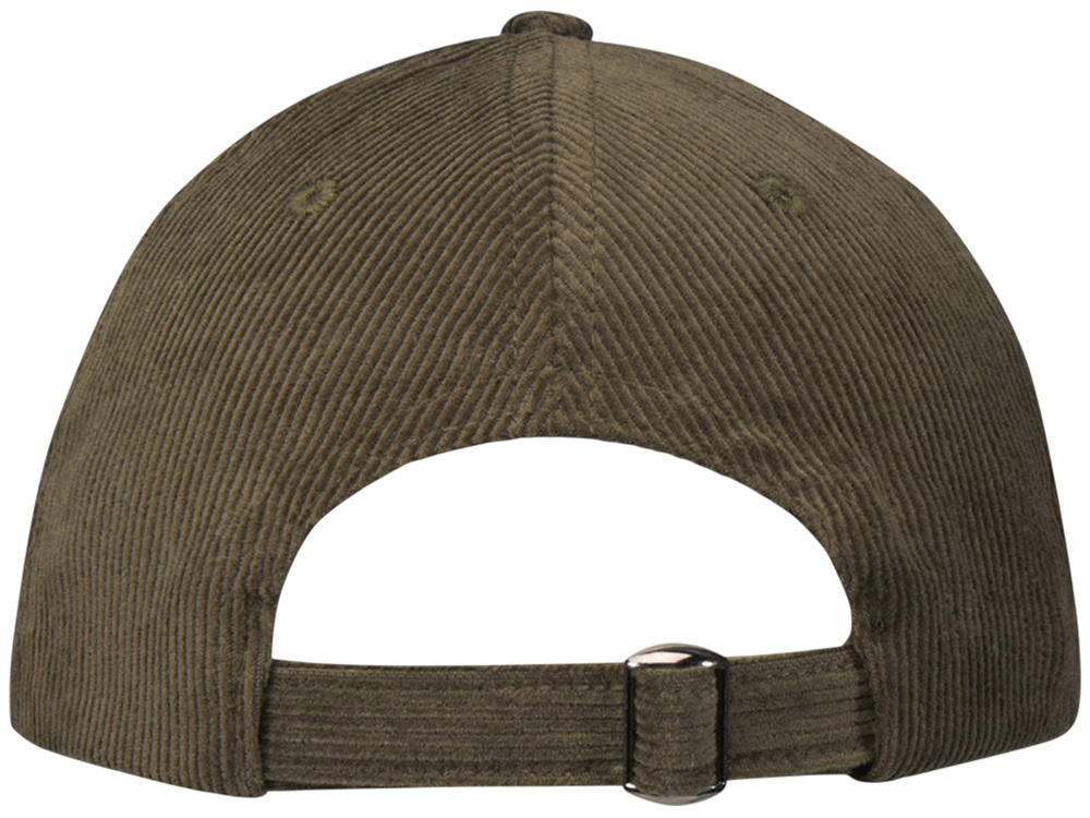 Hutton 6-панельная бейсболка из переработанного хлопка - Зеленый лесной-2