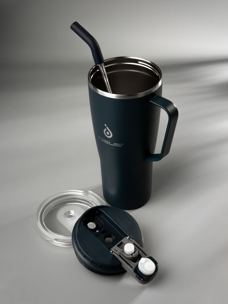 Термостакан Kasumigaoka, темно-синий-5