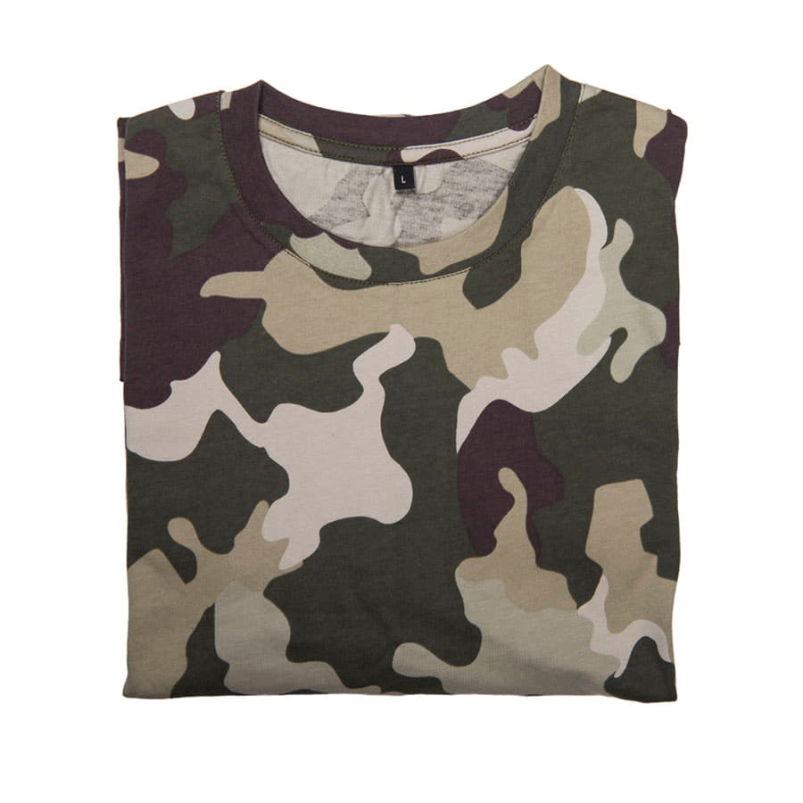 Футболка мужская START 150, зеленый камуфляж-1