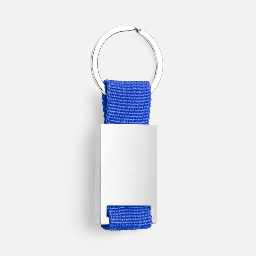Брелок Inlet с тканевой вставкой, синий-1