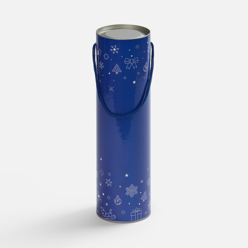 Тубус для бутылки Snowlace, синий-2