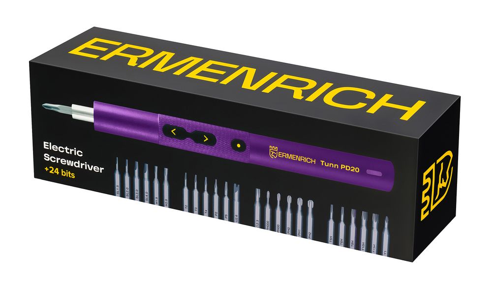 Электрическая отвертка для точных работ Tunn PD20-3