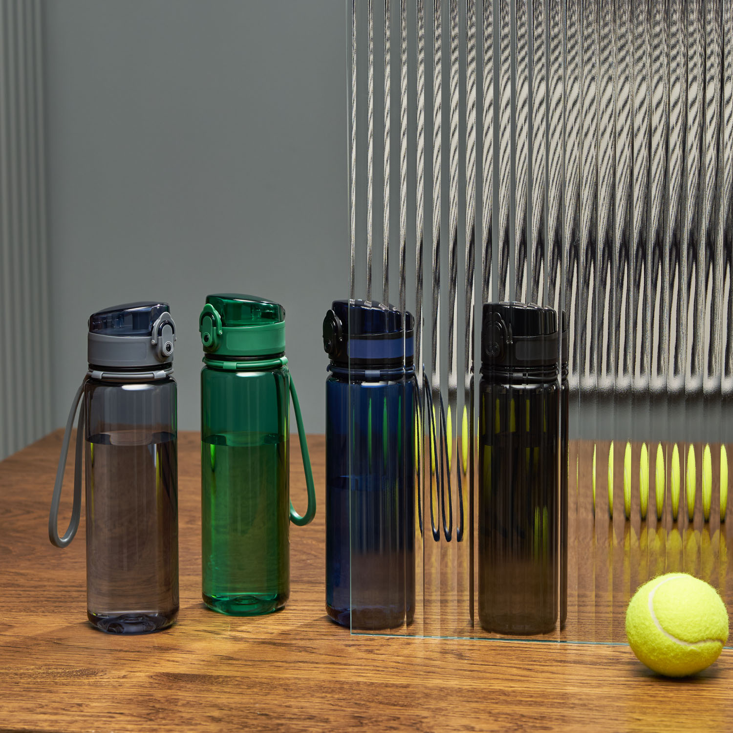 Бутылка для воды Como, зеленая-11