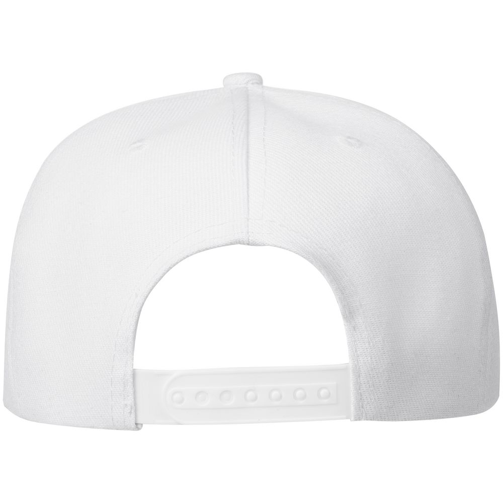 Бейсболка Snapback с прямым козырьком, белая-2