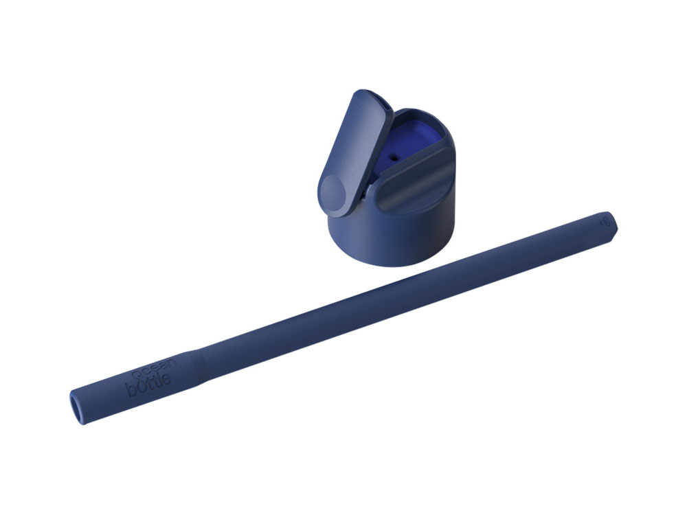 Бутылка-термос для воды Ocean Bottle GO объемом 500 мл - Синий-3