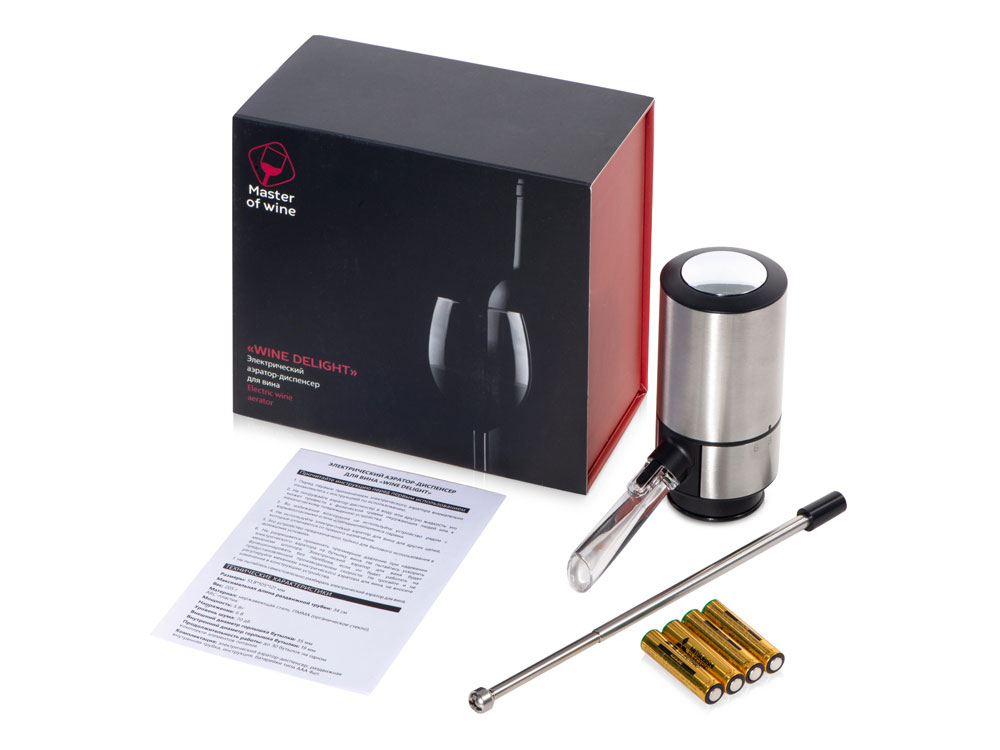 Электрический аэратор-диспенсер для вина Wine delight-13