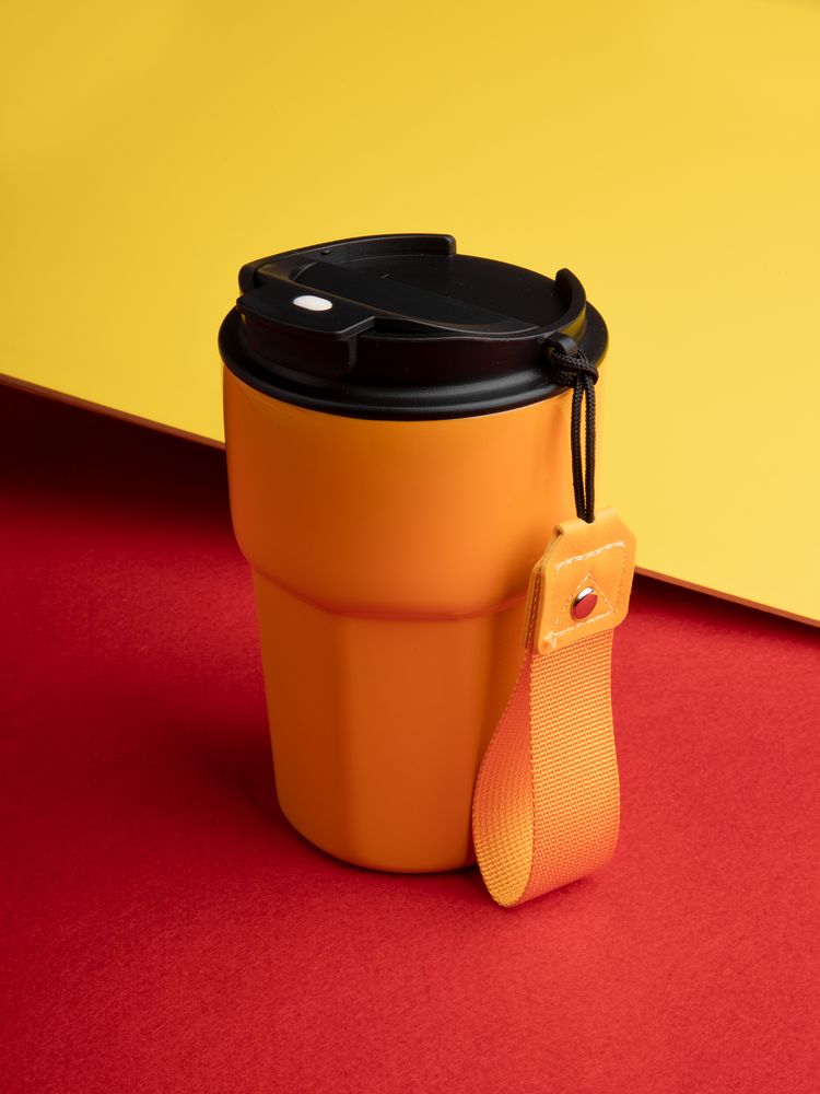 Термостакан Freshbrew, оранжевый-3