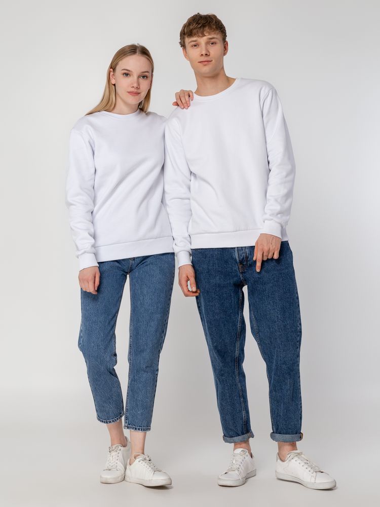 Толстовка Unit Toima Heavy, белая-7