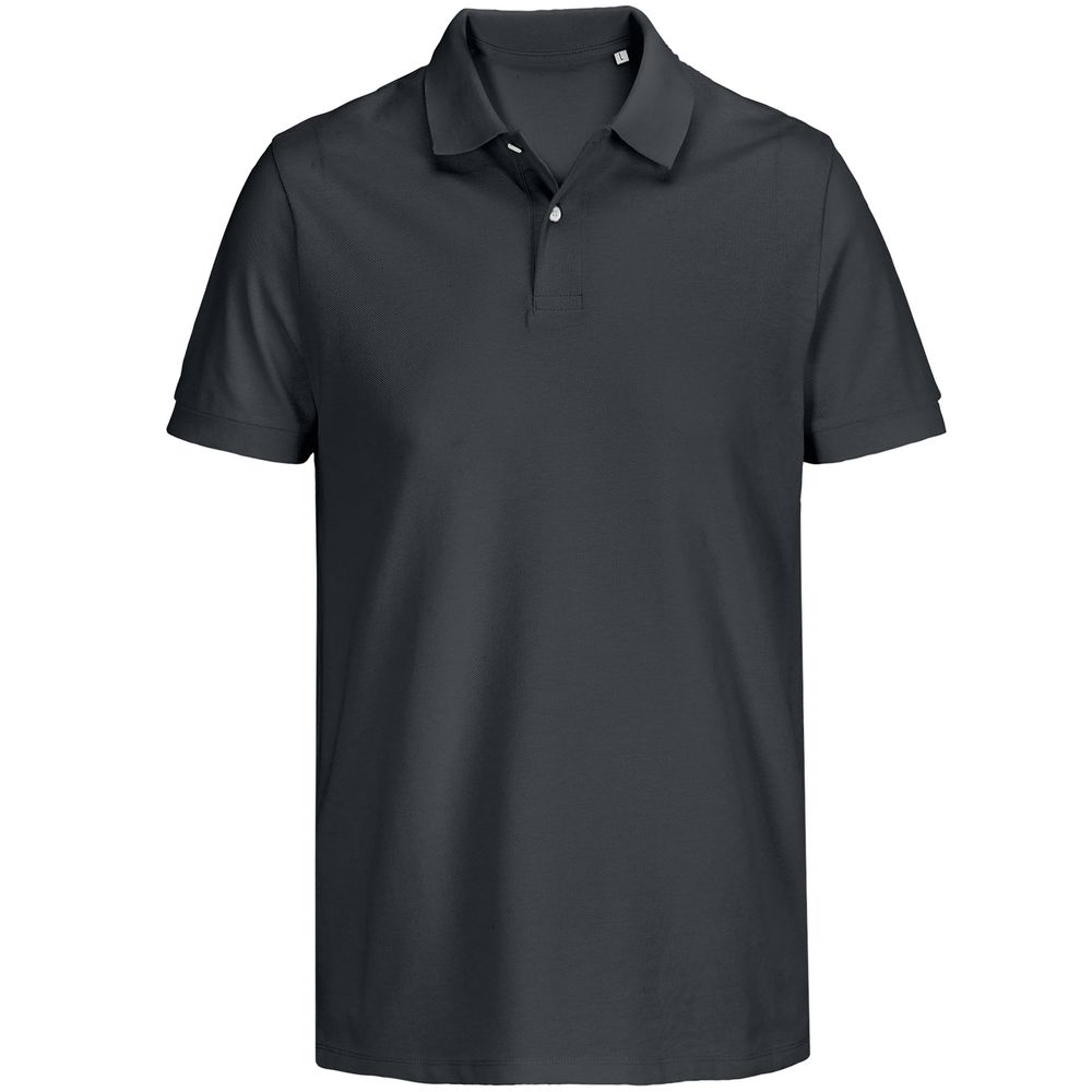 Рубашка поло унисекс Pacific, темно-серая (графит)-0