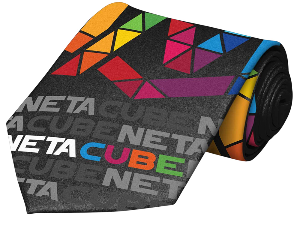 Галстук с возможностью полноцветной печати-12