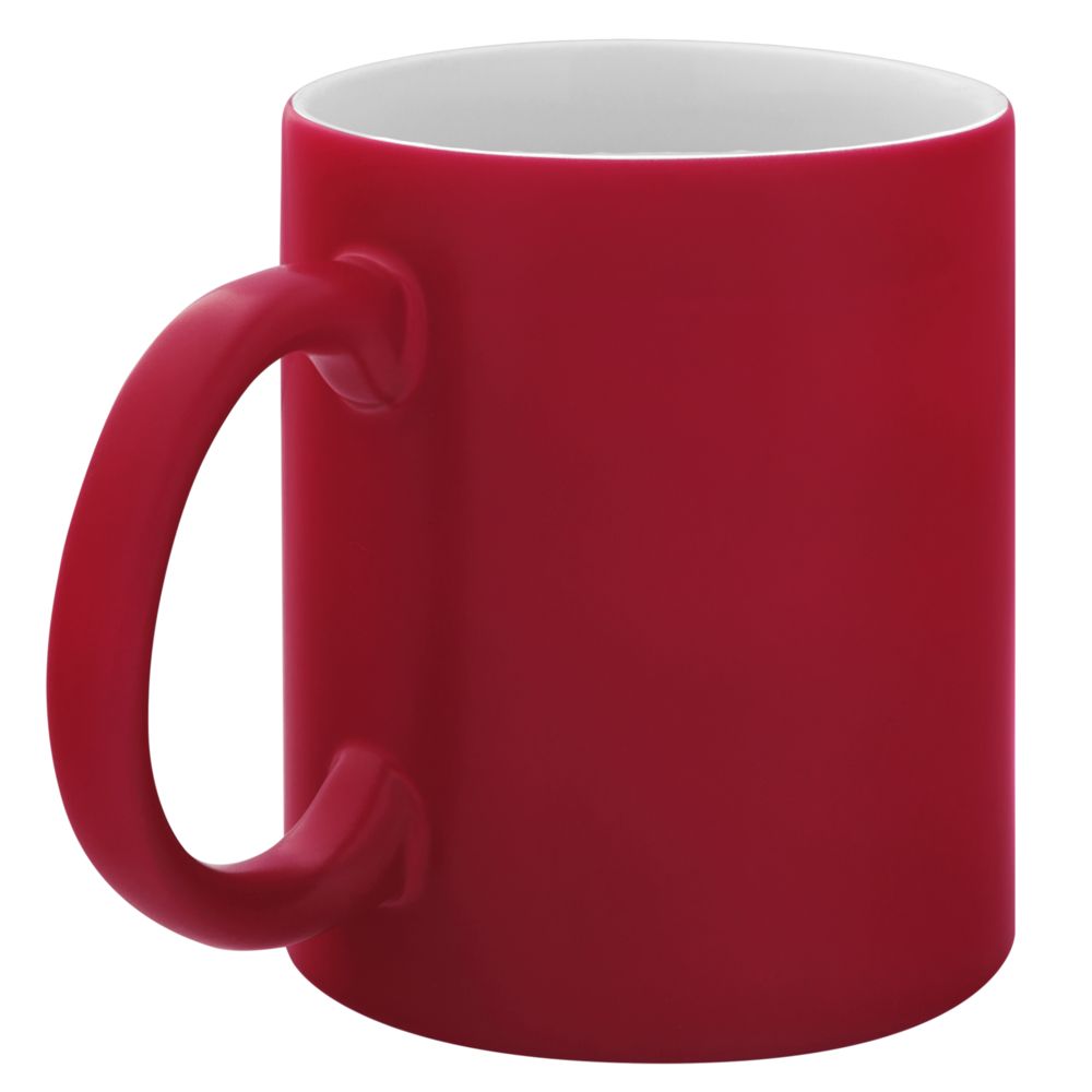 Кружка «Хамелеон» ver.2, матовая, красная-2